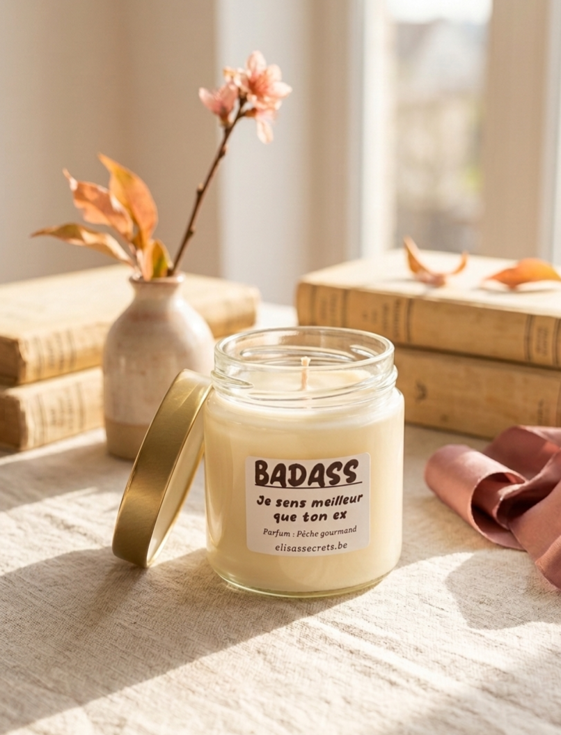 Bougie Badass : Je sens meilleur que ton ex (Parfum : péché gourmand)